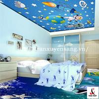 Mẫu trần phòng ngủ trẻ em xuyên sáng số 1