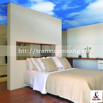 Mẫu trần phòng ngủ xuyên sáng bầu trời số 2