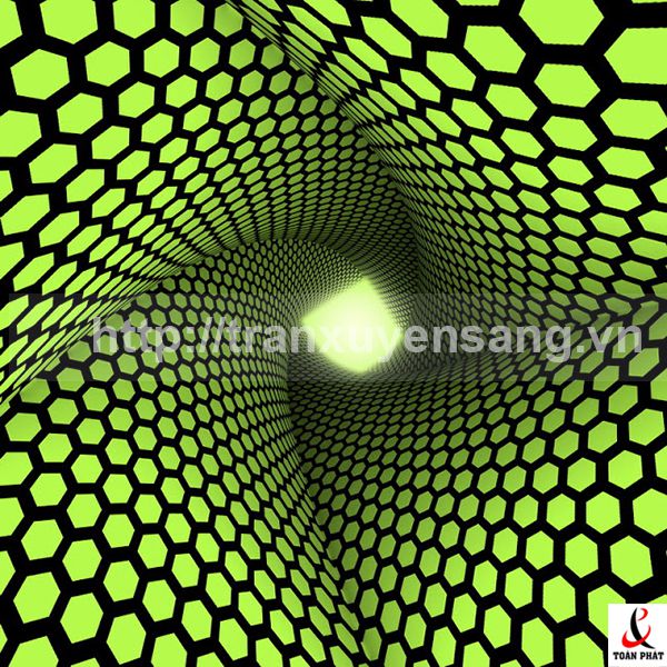 Hình ảnh minh họa loại tấm 3D sử dụng làm trần